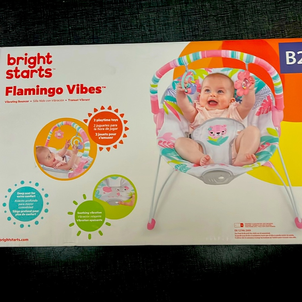 Flamingo bouncer new in box